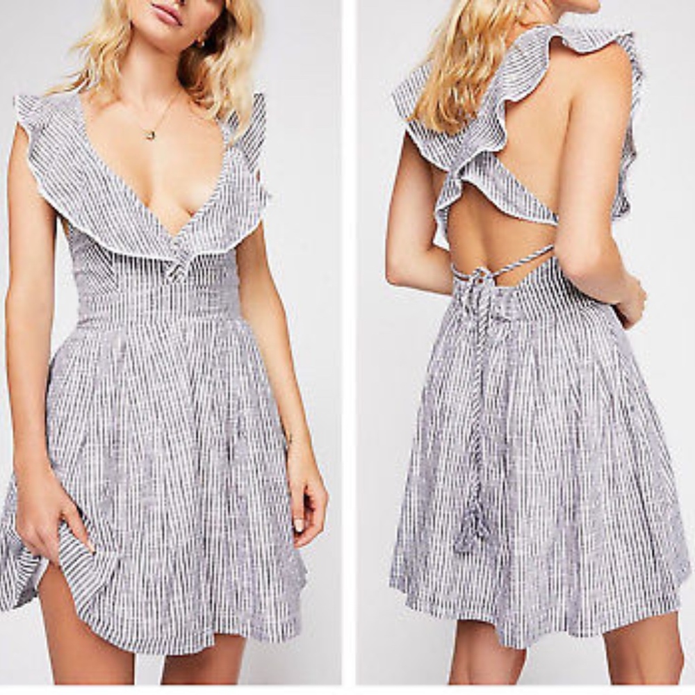 Free people heartlines mini dress